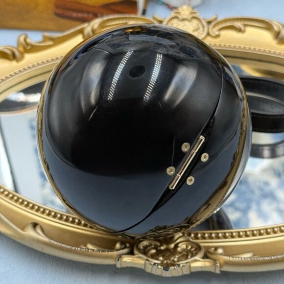 🆕 SIMONE ROCHA 🧿 NWOT Black Perspex Mini Handheld Egg Clutch - Picture 16 of 16